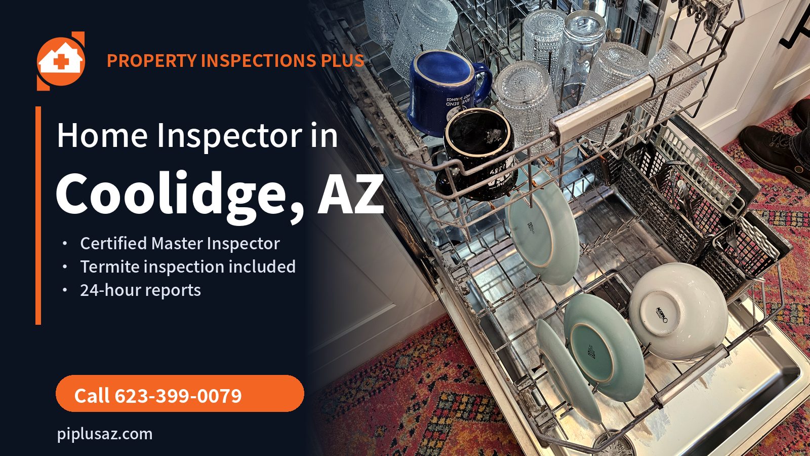 Home inspector in Coolidge, AZ - Property Inspections Plus, Certified Master Inspector Dan Pierce
