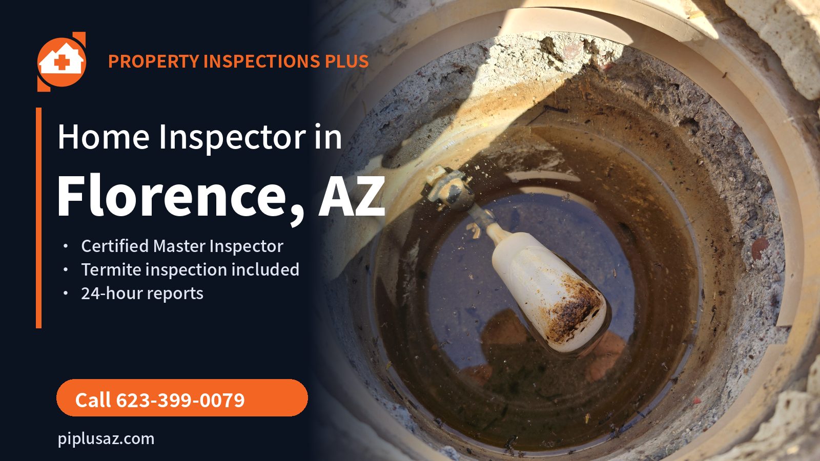 Home inspector in Florence, AZ - Property Inspections Plus, Certified Master Inspector Dan Pierce