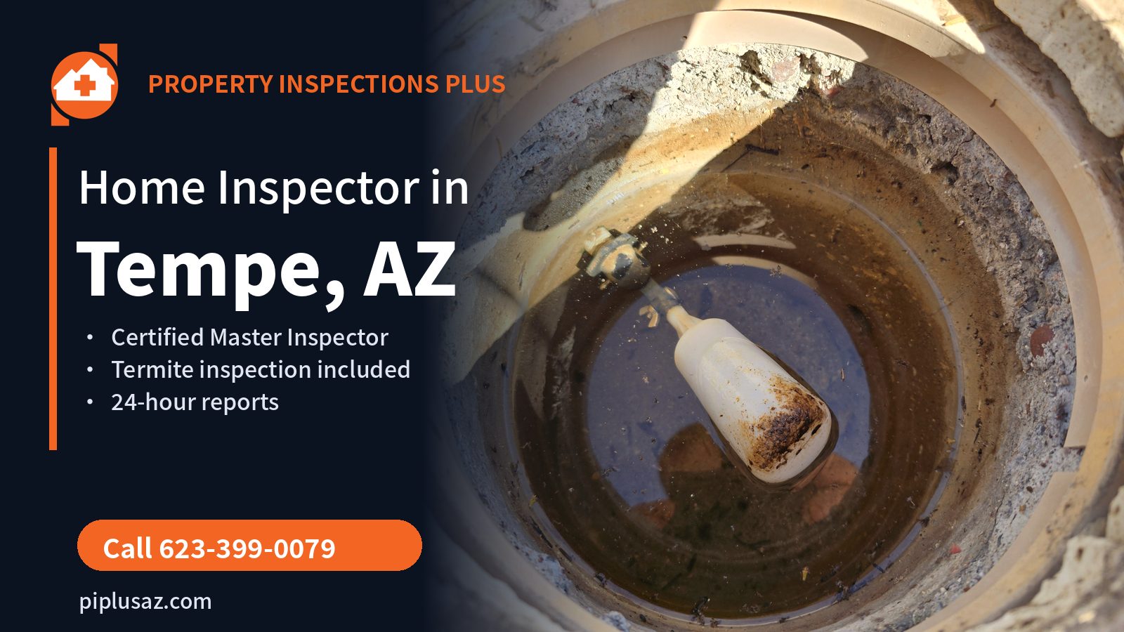 Home inspector in Tempe, AZ - Property Inspections Plus, Certified Master Inspector Dan Pierce