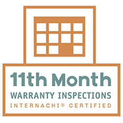 InterNACHI Certified 11th-Month Warranty Inspector badge