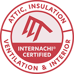 InterNACHI Certified Attic, Insulation, Ventilation and Interior Inspector badge