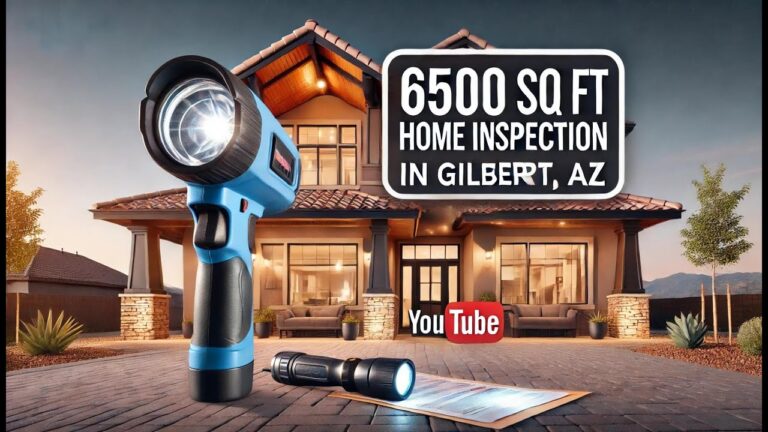 Home Inspector Dan inspecting a 6,500 square foot luxury home in Gilbert, Arizona