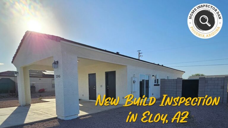 New construction home inspection in Eloy, Arizona