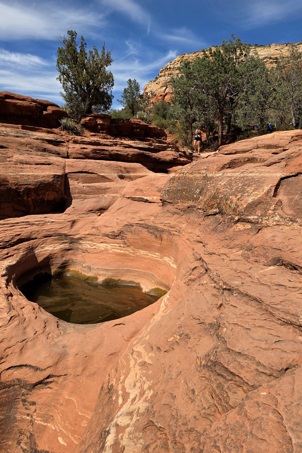 Seven Sacred Pools on the Soldier Pass Trail hike in Sedona, Arizona